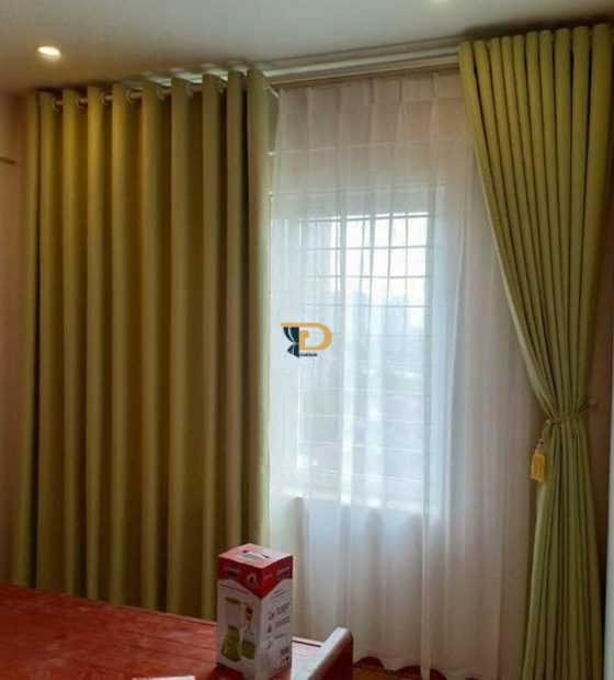 Rèm cửa vải 2 lớp giá rẻ