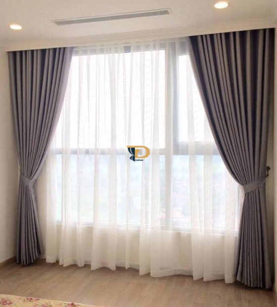 Rèm vải cao cấp hai lớp