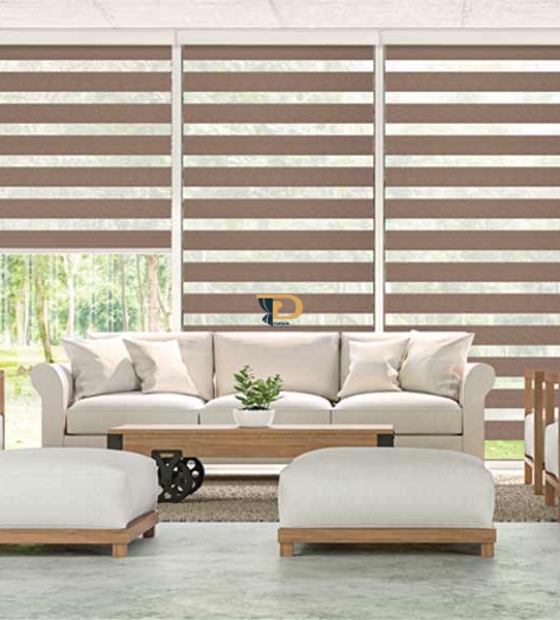 Tạo không gian hiện đại với rèm cửa sổ cầu vồng