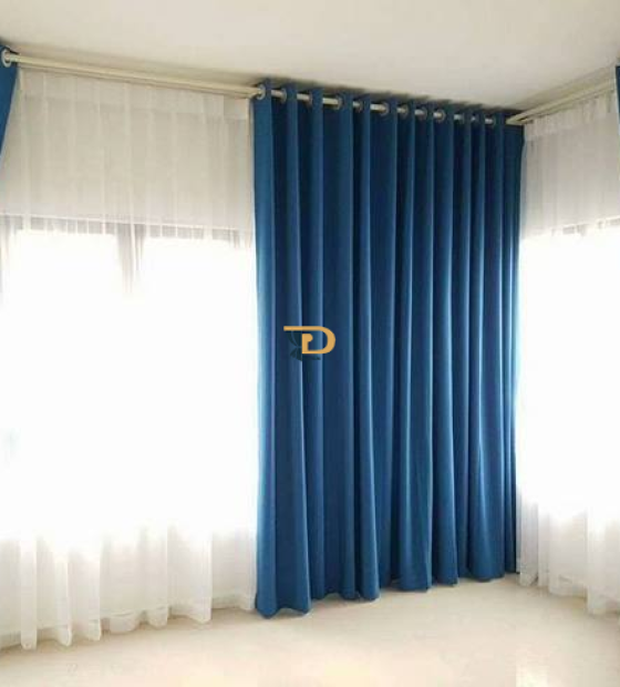 Rèm vải 2 lớp sang trọng cho chung cư