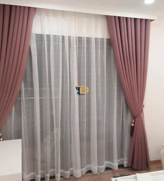 Rèm vải 2 lớp và những ưu điểm của rèm mang lại