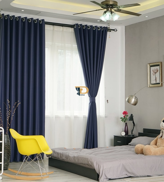 Rèm cửa 2 lớp giá rẻ vải đẹp chống nắng tốt
