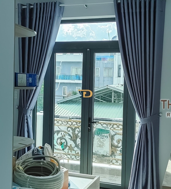 Rèm vải 1 lớp dành cho nhà phố