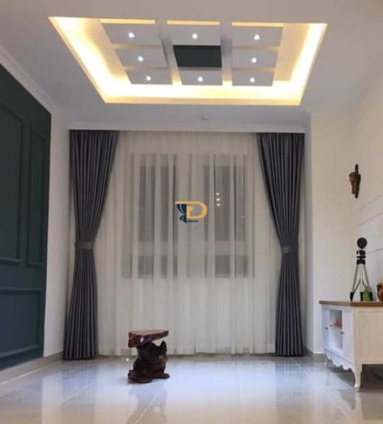 Rèm vải 2 lớp chống nắng cách nhiệt