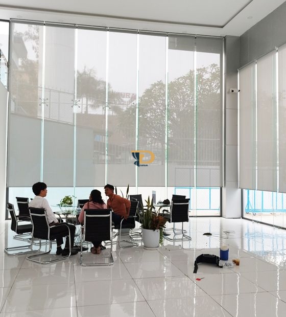 Cung cấp rèm cuốn vải lưới cao cấp Hàn Quốc