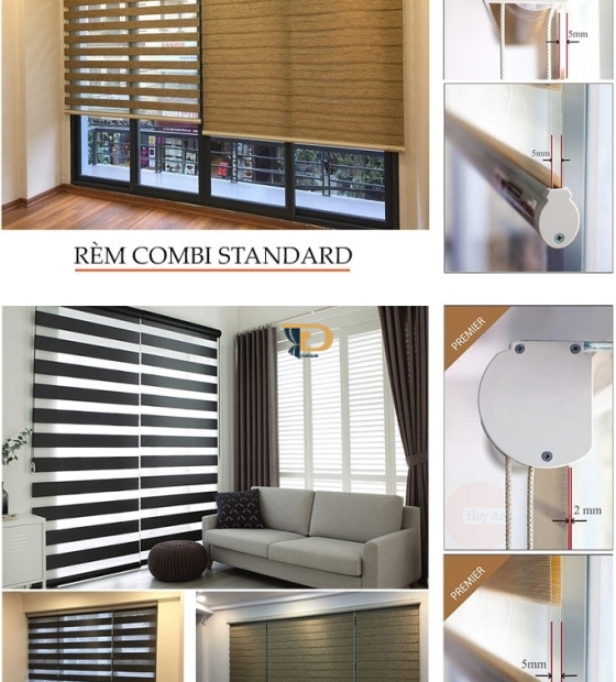 Rèm cửa cầu vồng đẹp