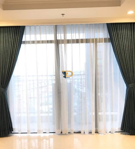 Rèm vải 2 lớp giá rẻ đẹp cản nắng tốt