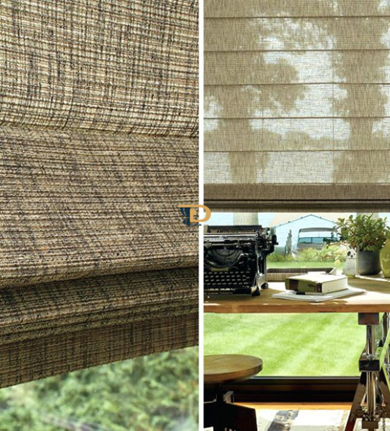 Rèm cuốn roman 2 lớp