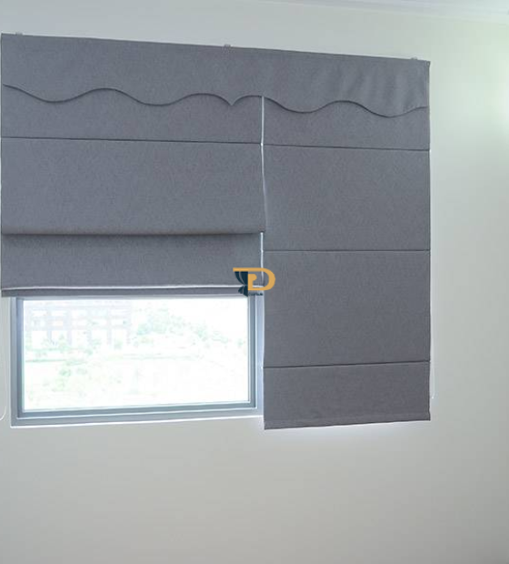 Rèm cuốn roman 2 lớp